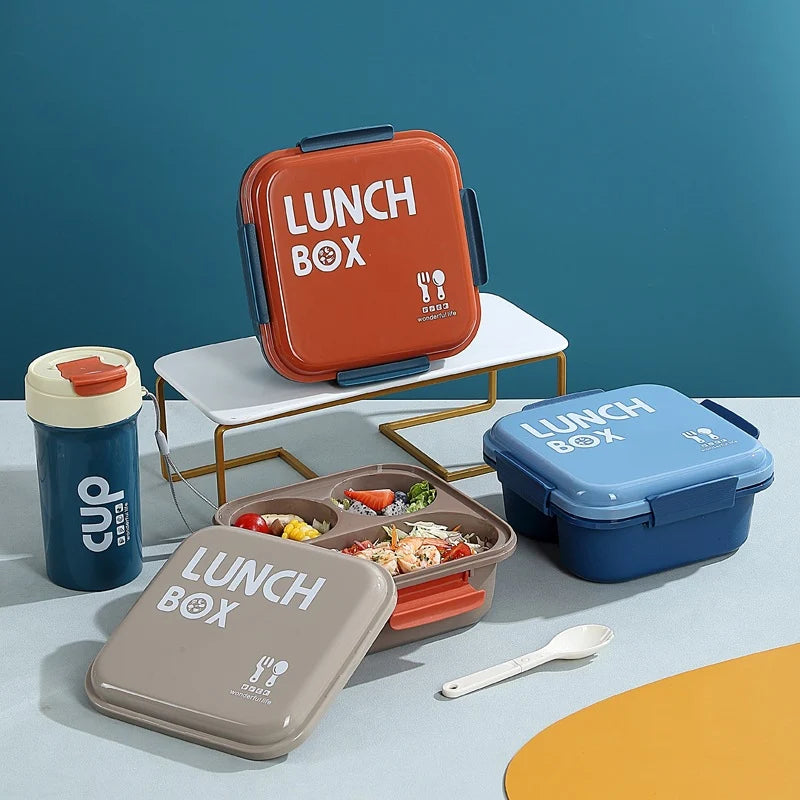 Unisex Bento-box met Meerdere Compartimenten Functioneel Ontwerp 1