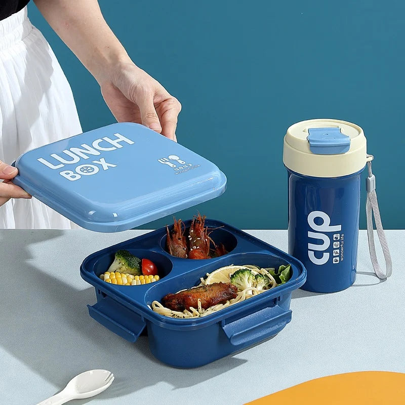 Unisex Bento-box met Meerdere Compartimenten Functioneel Ontwerp 2