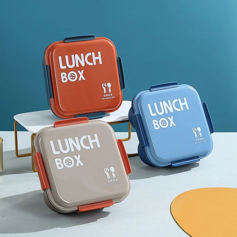 Unisex Bento-box met Meerdere Compartimenten Functioneel Ontwerp 3