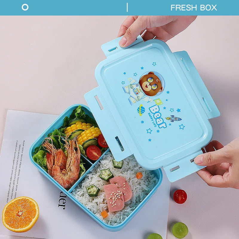 Unisex Bento Box Thema Lunchbox Met Compartimenten 1