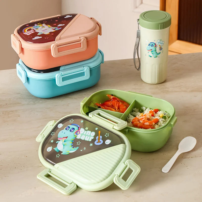 Unisex Bento Box met Meerdere Compartimenten voor Maaltijdvoorbereiding 1