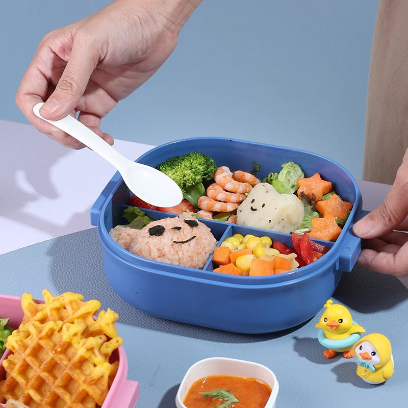 Unisex Bento Lunchbox Cartoonstijl Speels Ontwerp 2