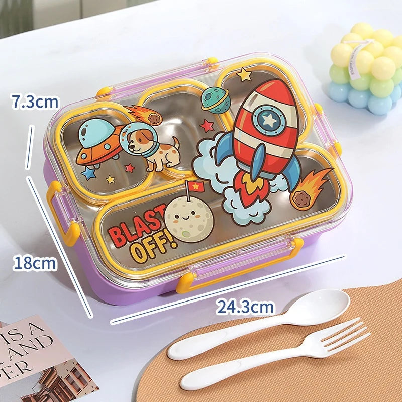 Unisex Bento Lunchbox Cartoonthema Creatief Ontwerp 6