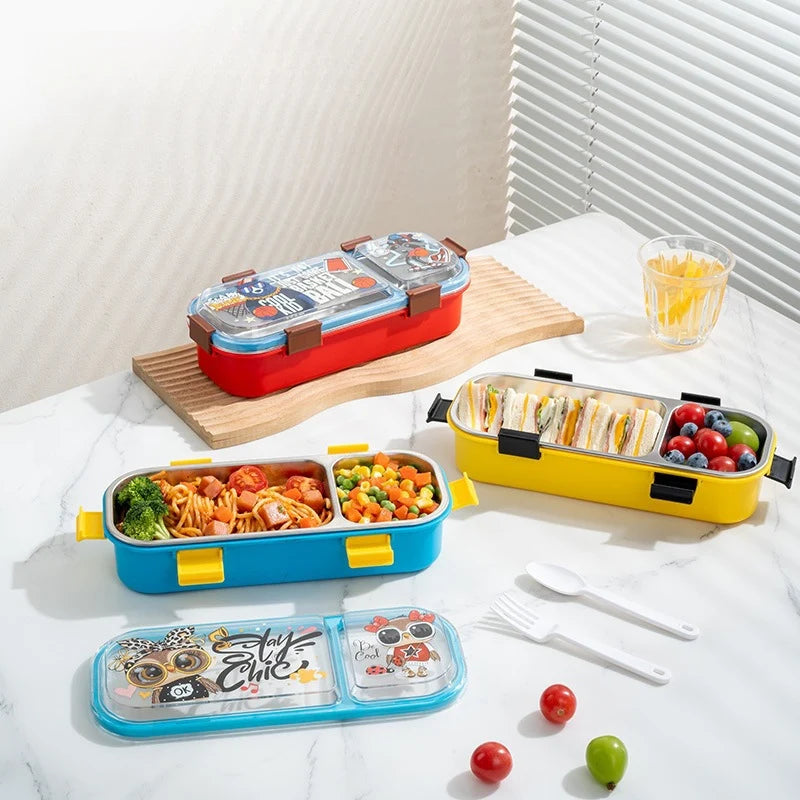 Unisex Bento Lunchbox Met Creatief Thema 1