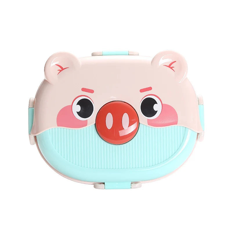 Unisex Bento Lunchbox Met Dierenthema Speels Ontwerp 2