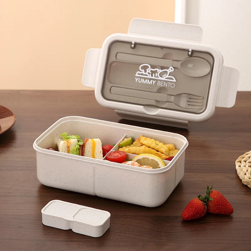 Unisex Bento Lunchbox Met Luchtdichte Sluiting 1