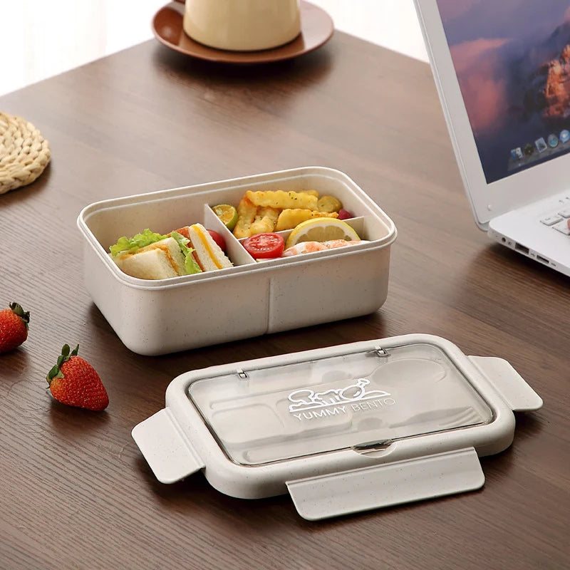 Unisex Bento Lunchbox Met Luchtdichte Sluiting 3