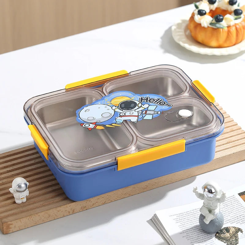 Unisex Bento Lunchbox Met Meerdere Compartimenten En Berenthema 6