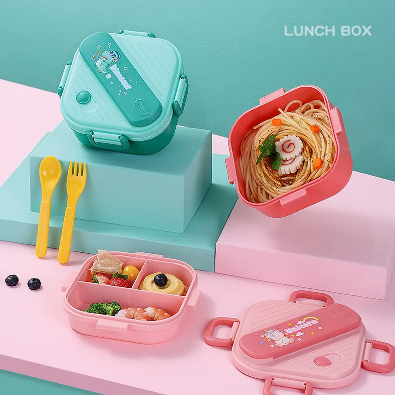 Unisex Bento Lunchbox Met Speelse Compartimenten 1