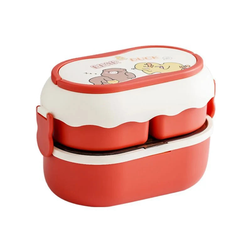 Unisex Bento Lunchbox Met Speelse Compartimenten 2