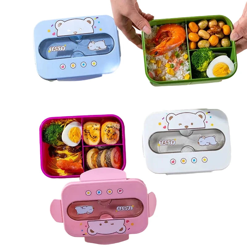 Unisex Bento Lunchbox Multifunctioneel Ontwerp 0