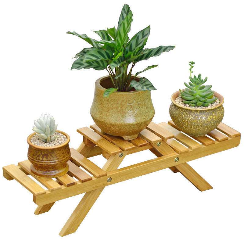 Unisex Bloemenrek met Twee Niveaus Functioneel Design 1