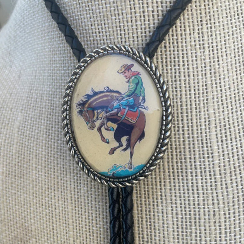 Unisex Bolo Tie met Banjo Kikker Ontwerp 11