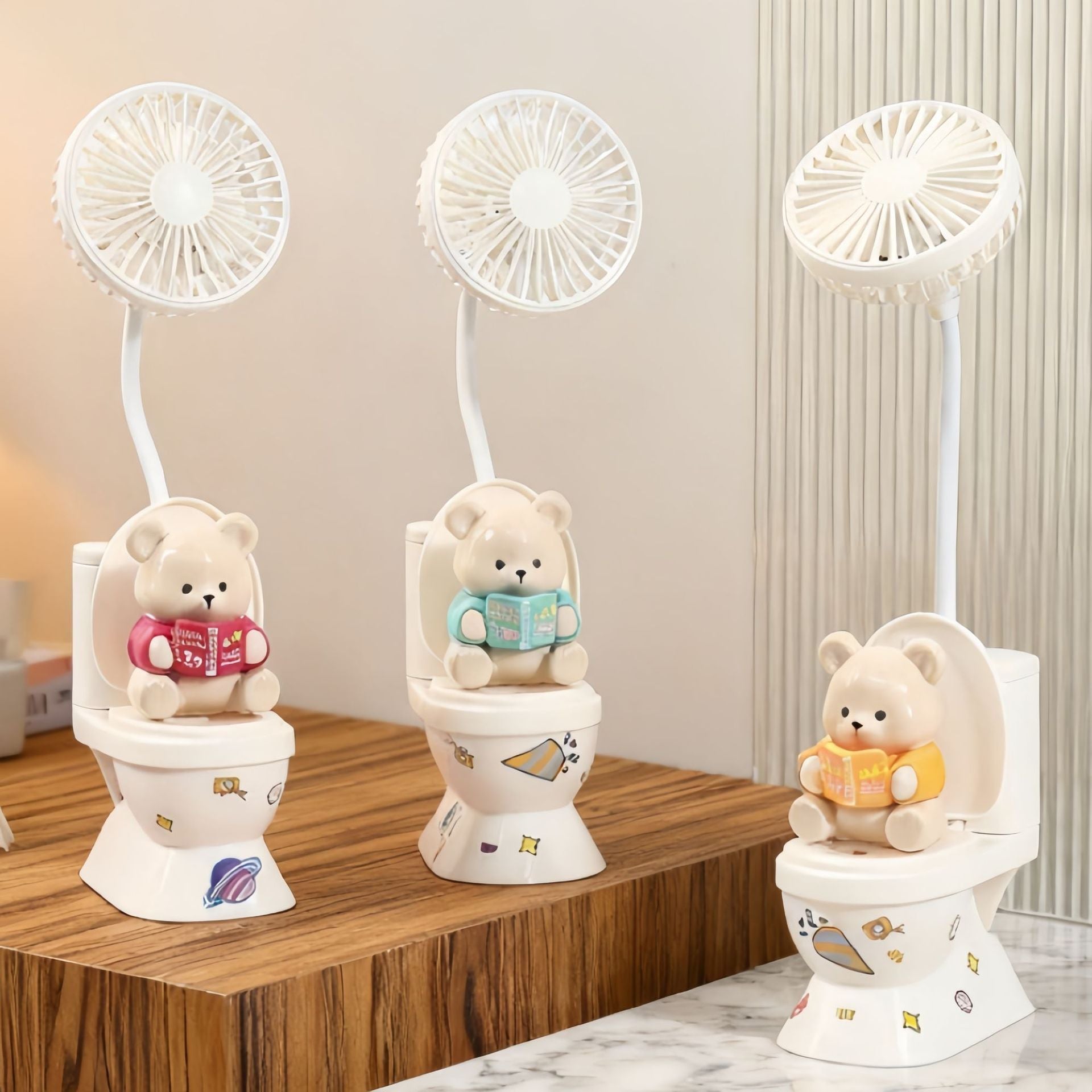 Unisex Bureauventilator Creatief Ontwerp 4