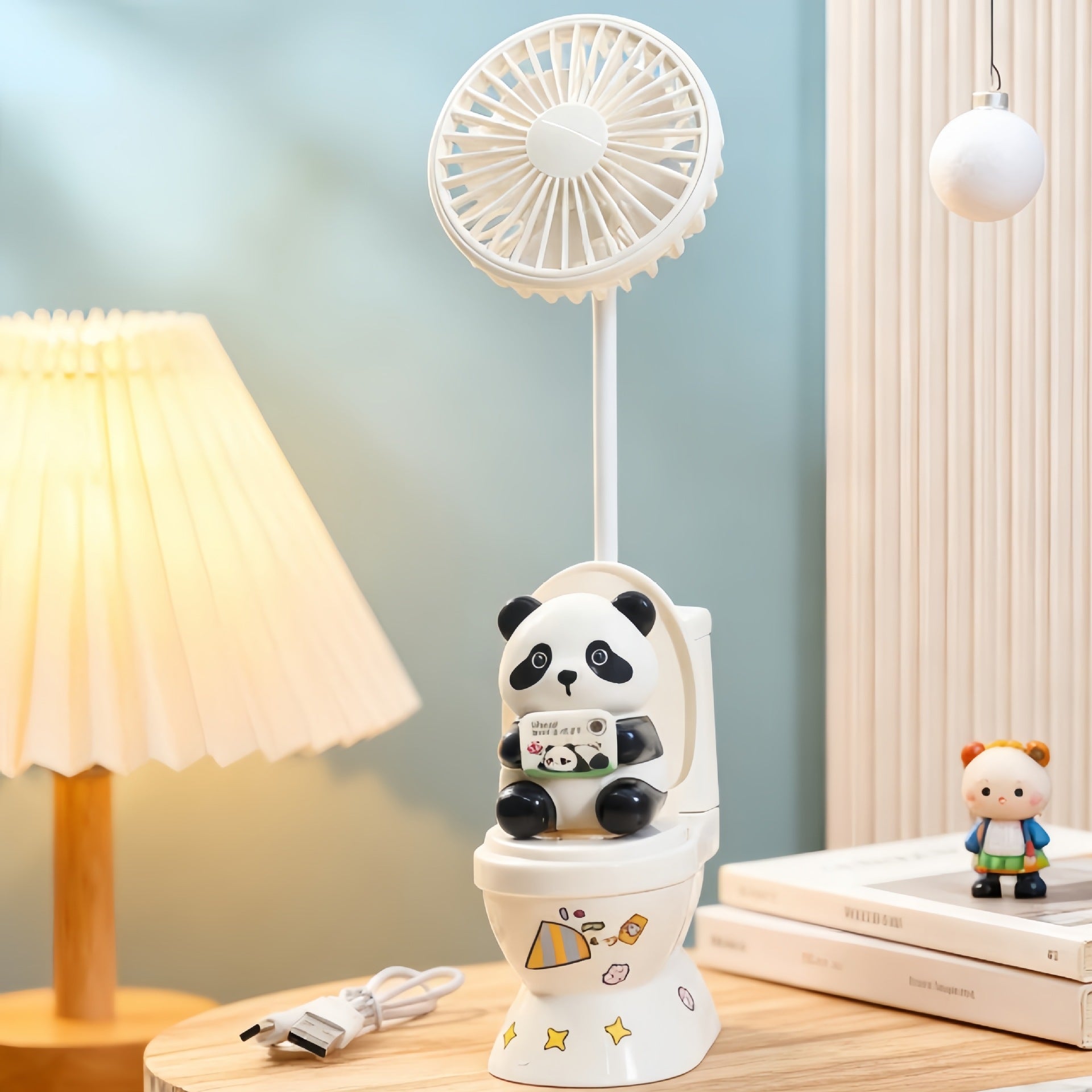 Unisex Bureauventilator Creatief Ontwerp 5