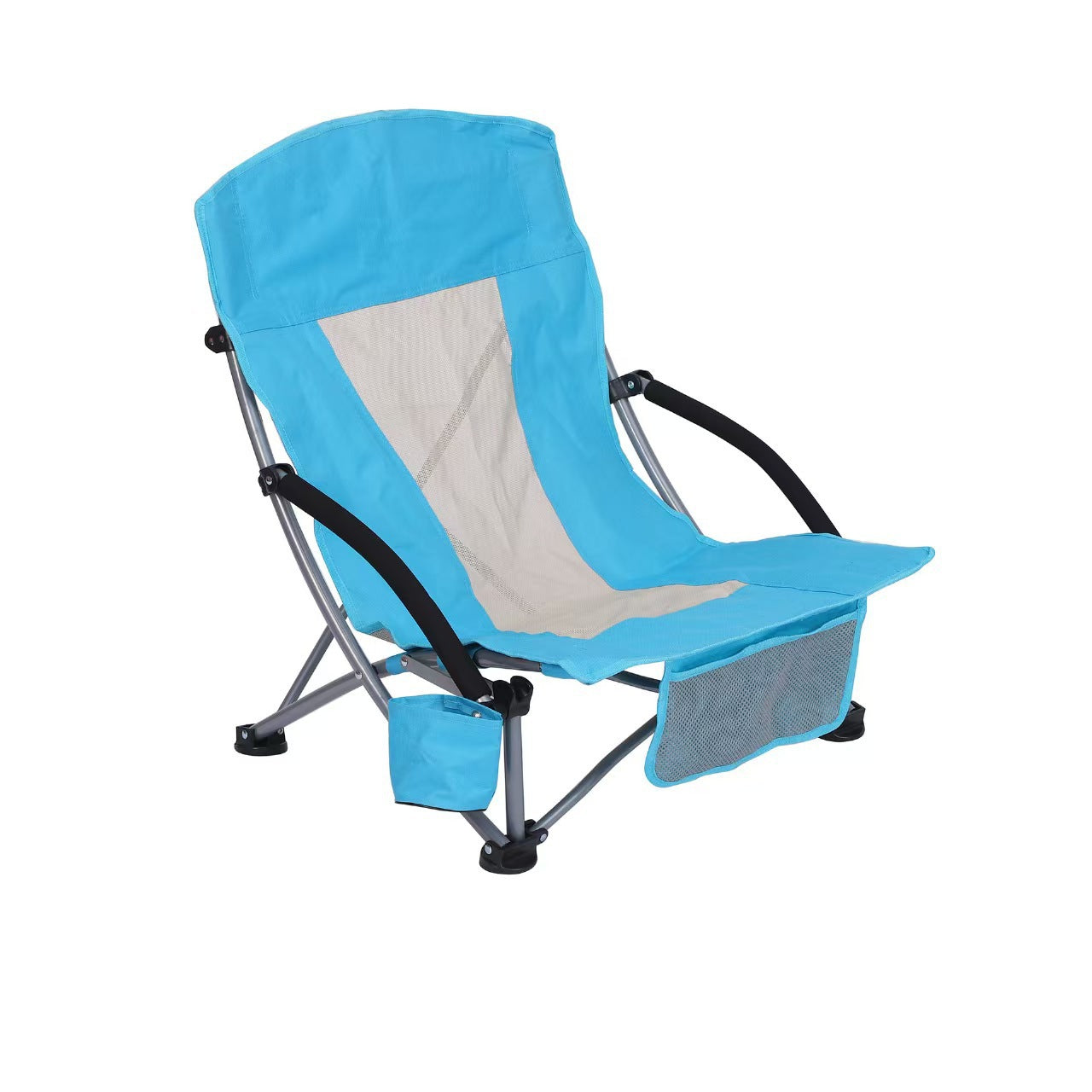 Unisex Campingstoel Lage Rugleuning Lichtgewicht Outdoor Stoel 1