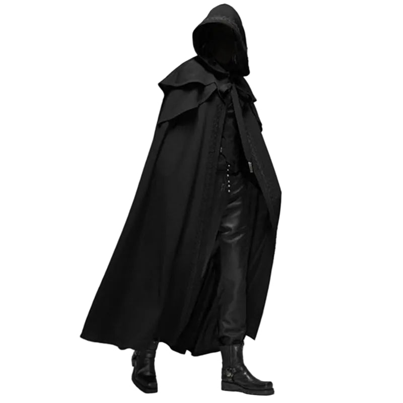 Unisex Cape met Capuchon Gotisch Stijl 0
