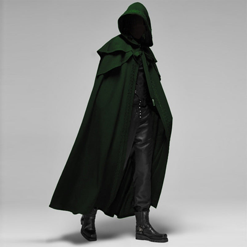 Unisex Cape met Capuchon Gotisch Stijl 3