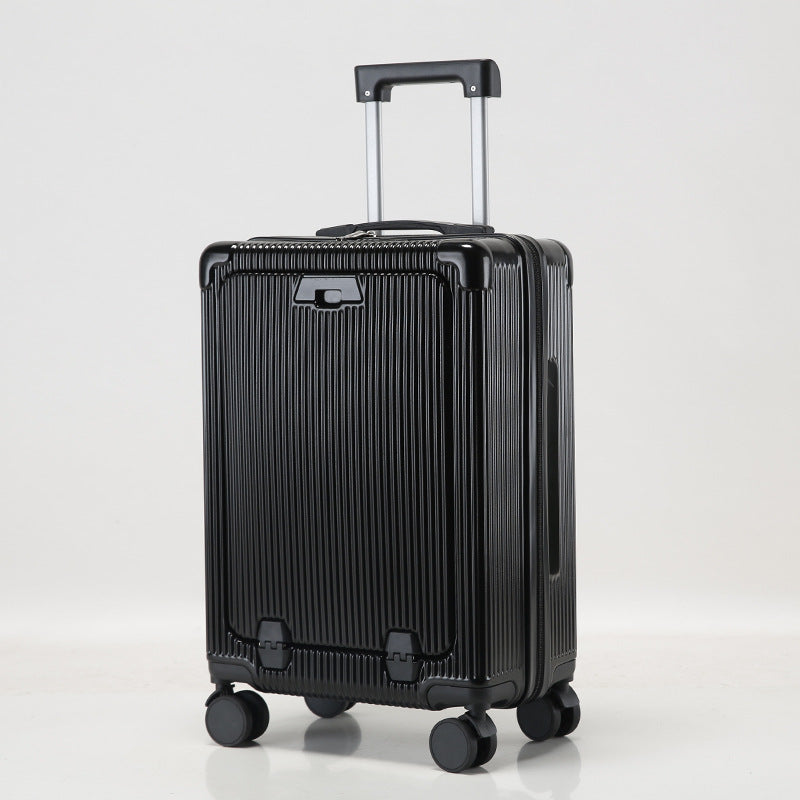Unisex Compacte Spinnerkoffer Geribbelde Stijl 1
