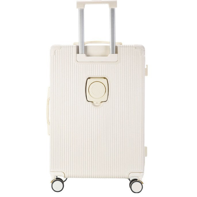 Unisex Compacte Spinnerkoffer Geribbelde Stijl 3