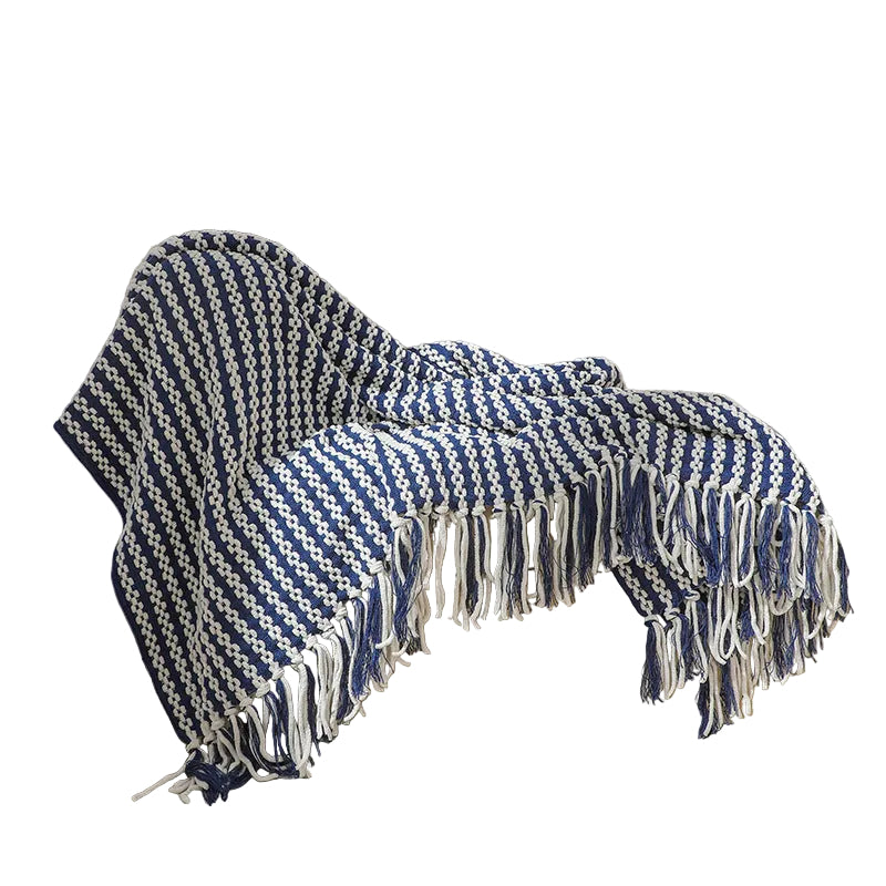 Unisex Decoratieve Deken Gestreept Design 0