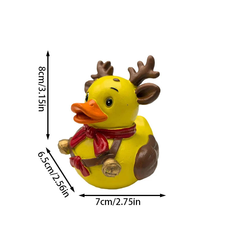 Unisex Decoratieve Rubber Eend in Ambachtsstijl 6