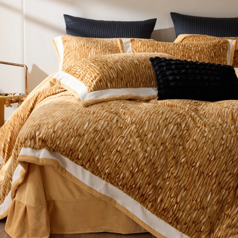 Unisex Dekbedset Omkeerbaar Micropluche en Fluweel 4