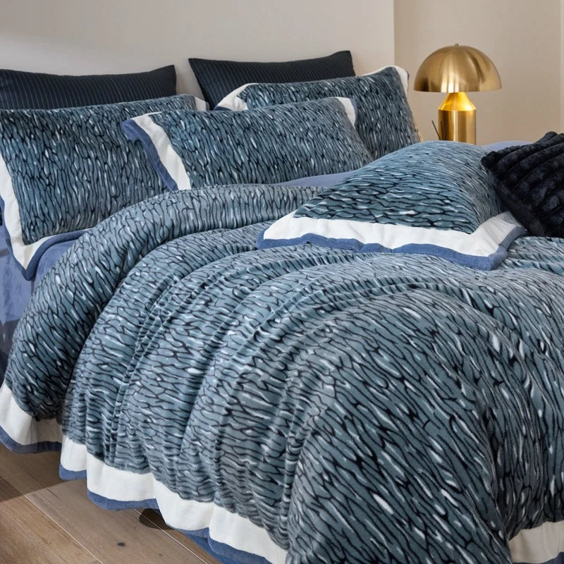 Unisex Dekbedset Omkeerbaar Micropluche en Fluweel 6