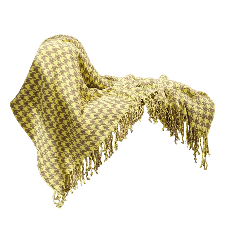Unisex Deken Houndstooth Patroon Modern Design 0