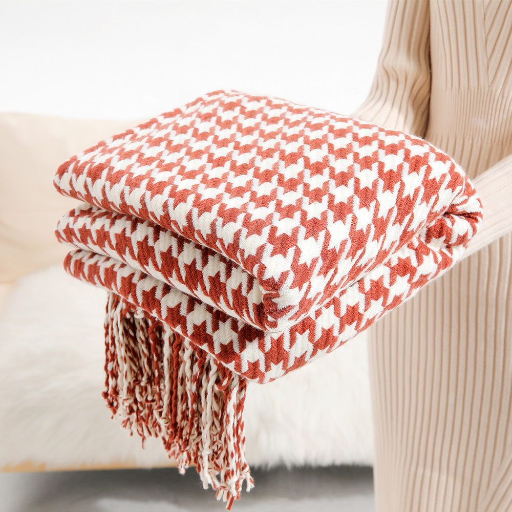 Unisex Deken Houndstooth Patroon Modern Design 1
