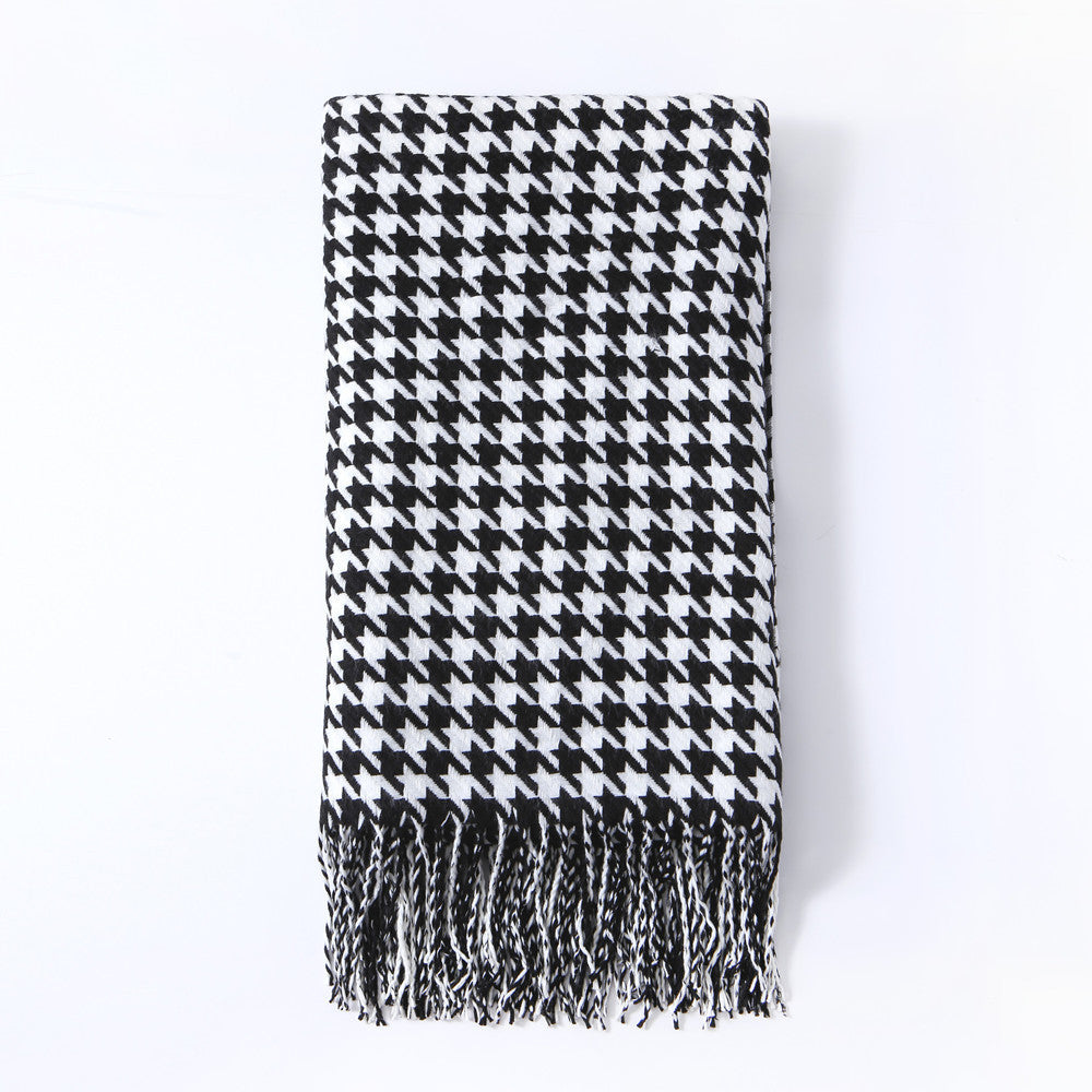 Unisex Deken Houndstooth Patroon Modern Design 7