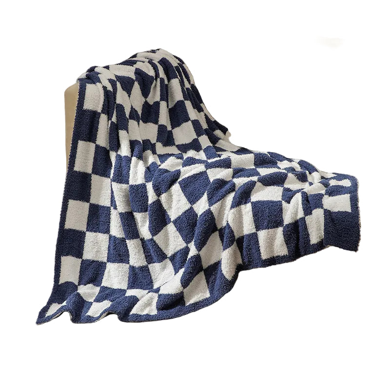 Unisex Deken Pluche Schaakbordstijl 0