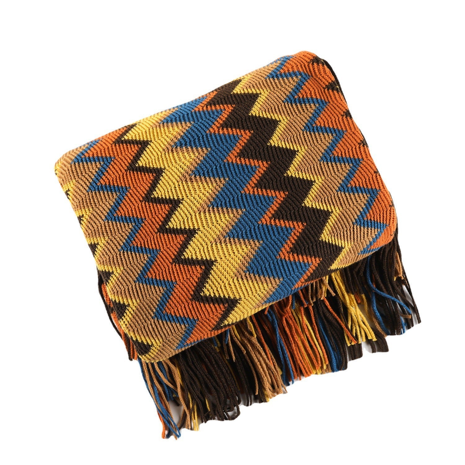 Unisex Deken Zigzagpatroon Comfortabel en Stijlvol 4