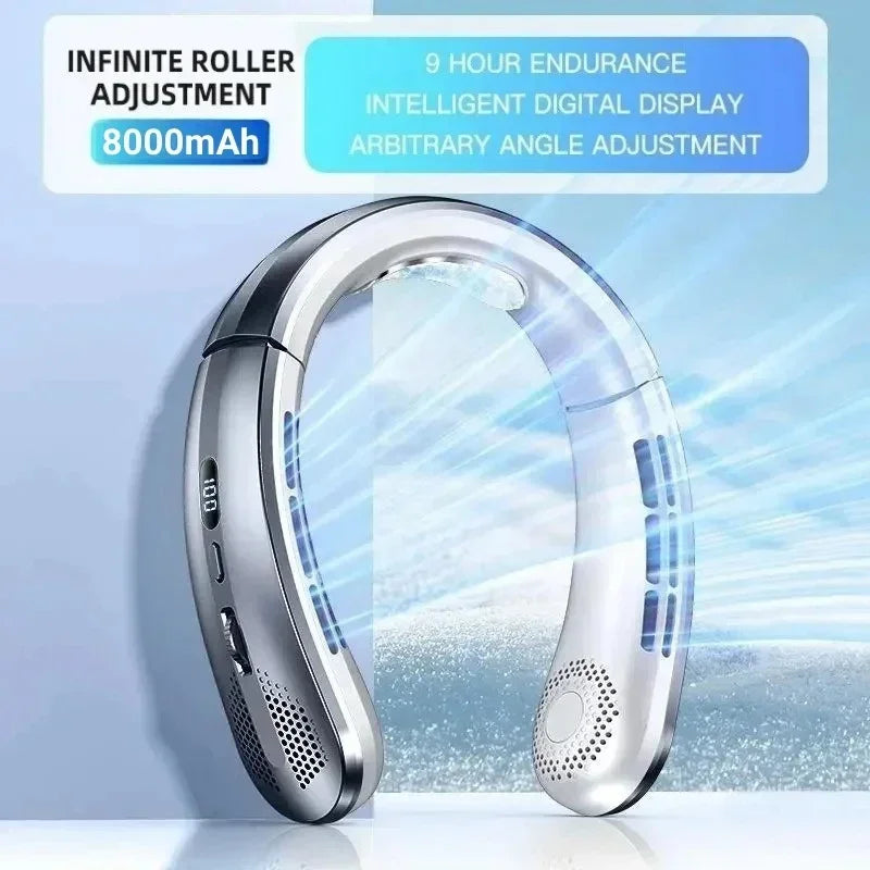 Unisex Draagbare Nekventilator Bladloos Met USB Oplaadbaar 5