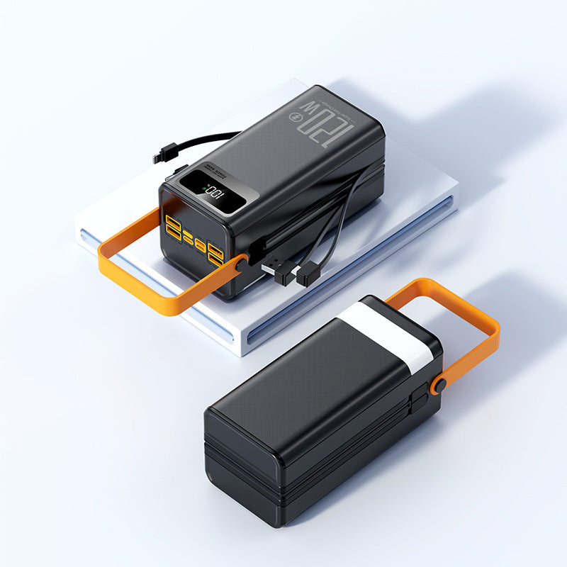Unisex Draagbare Powerbank met Meerdere USB-poorten en LCD-display 2