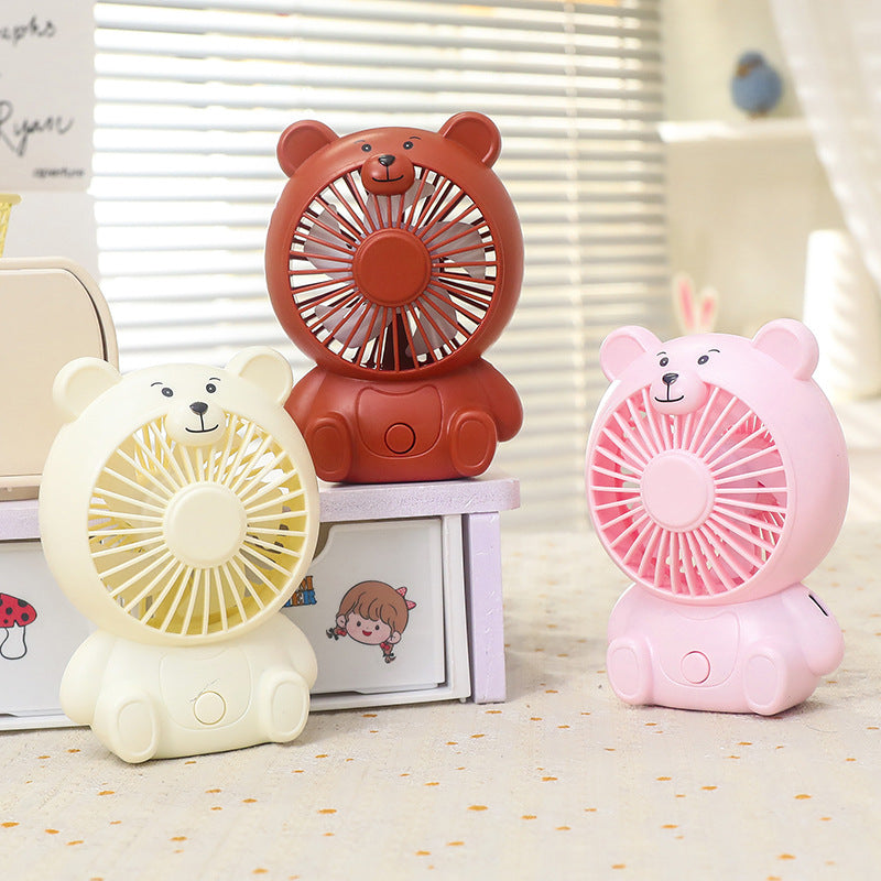 Unisex Draagbare Tafelventilator Beervormig USB-Aansluiting 1