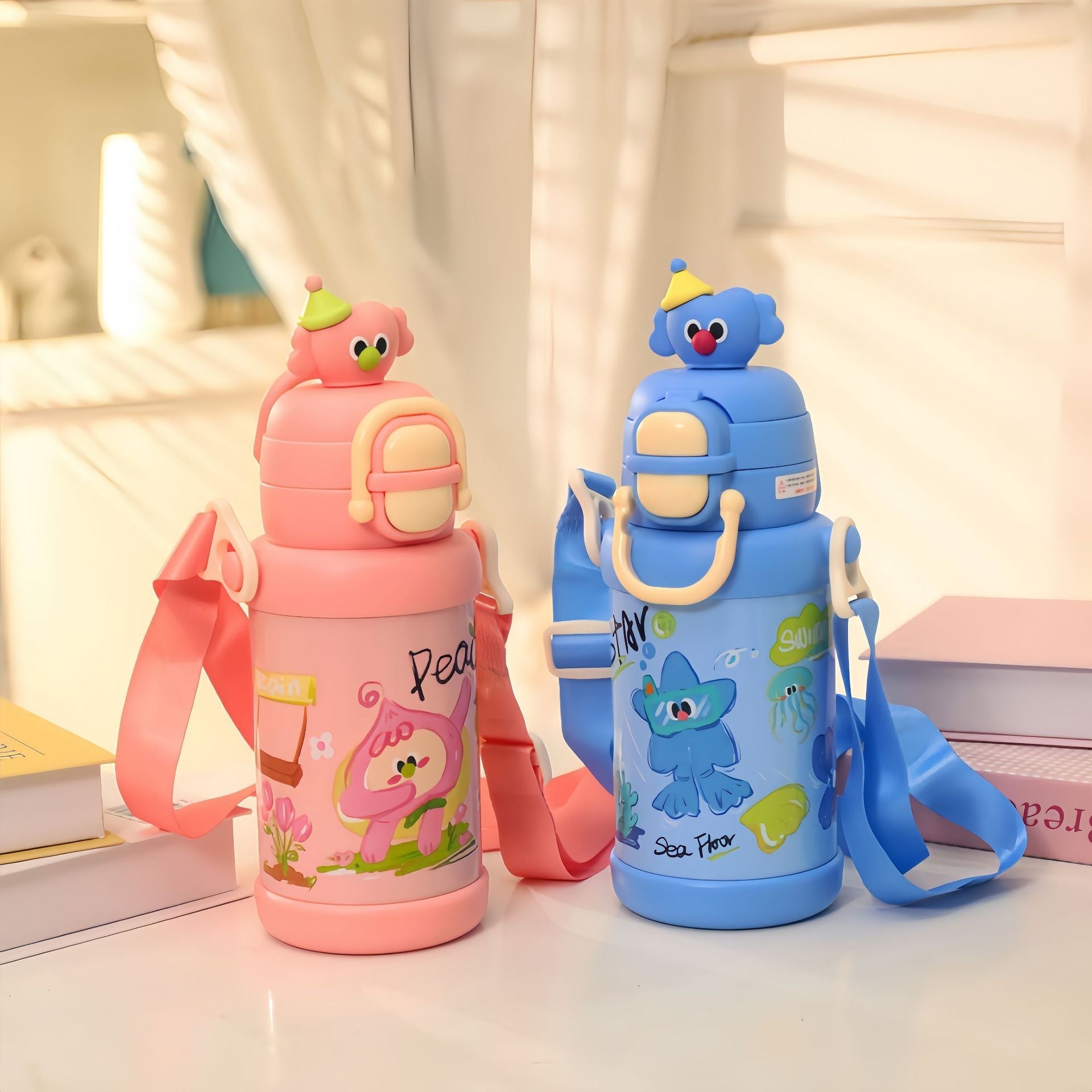 Unisex Drinkfles Geïsoleerd met Grappig Ontwerp 1