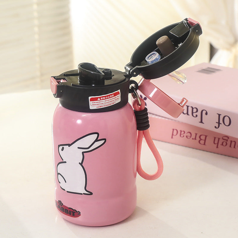 Unisex Drinkfles met Schattig Beer Ontwerp Draagbaar en Waterdicht 2