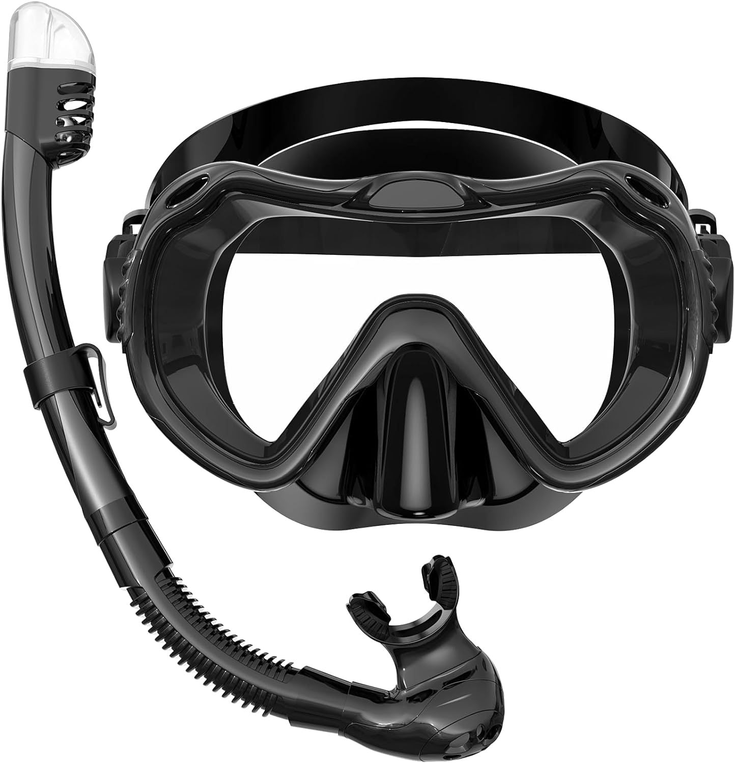 Unisex Duikmasker met Anticondenstechnologie en Geïntegreerde Snorkel 0