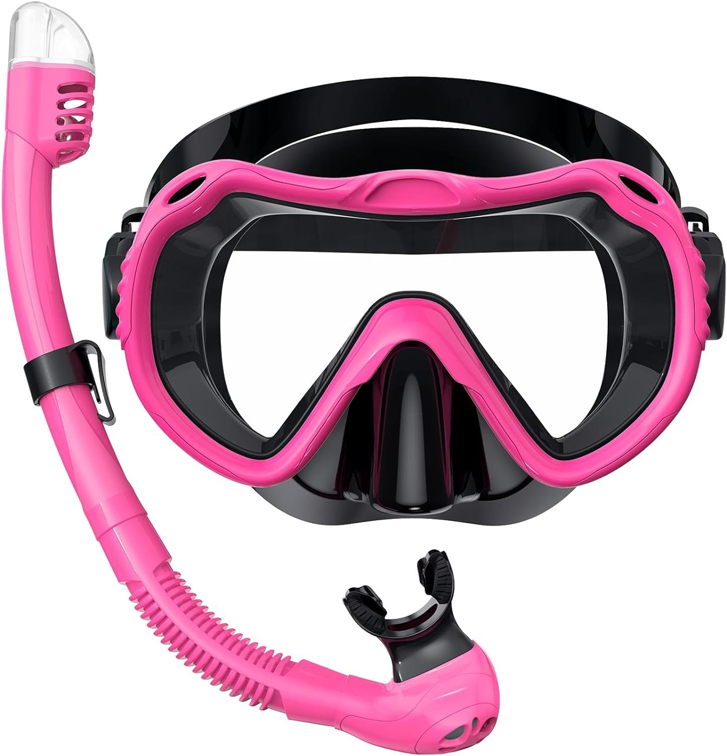 Unisex Duikmasker met Anticondenstechnologie en Geïntegreerde Snorkel 8