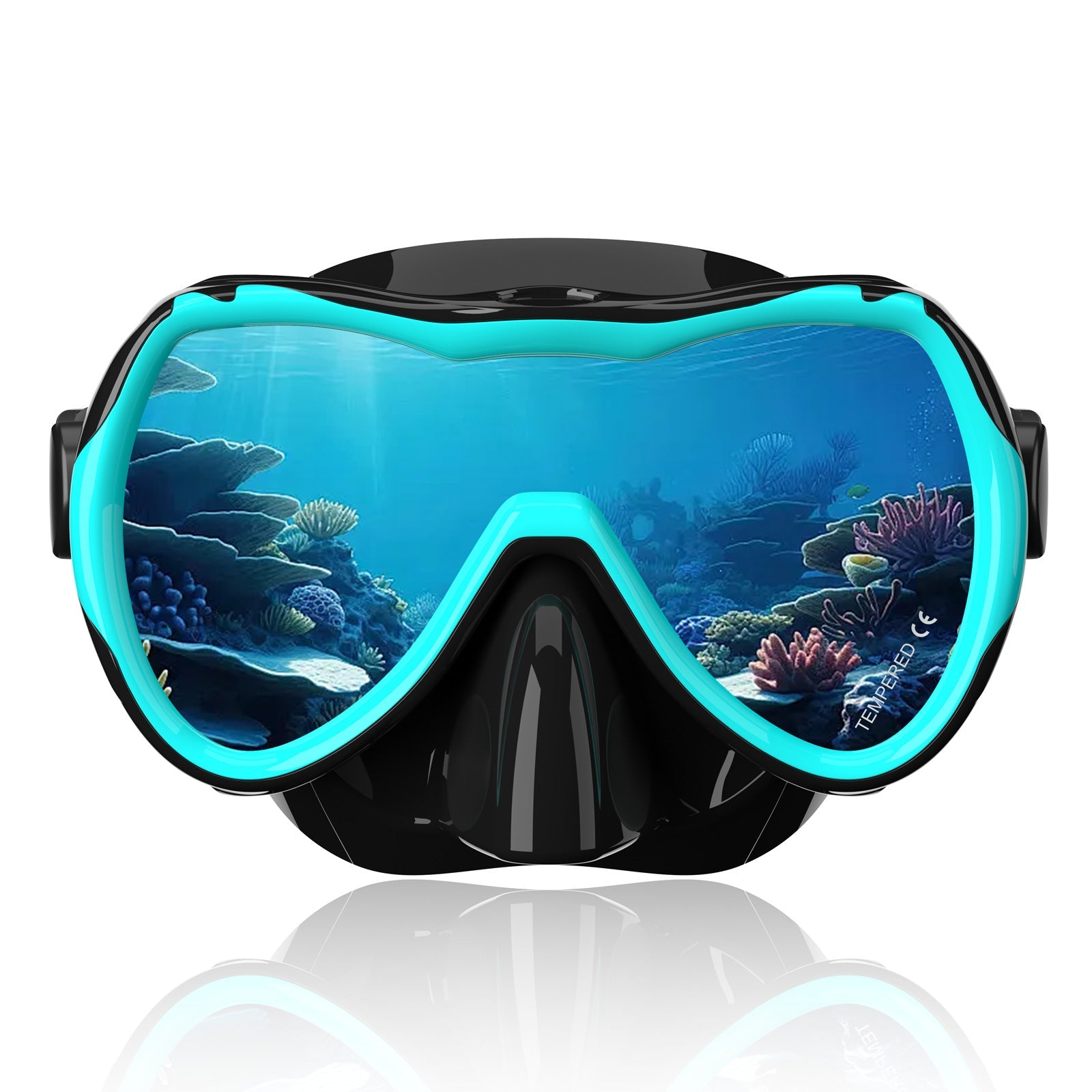 Unisex Duikmasker met Breed Gezichtsveld 0