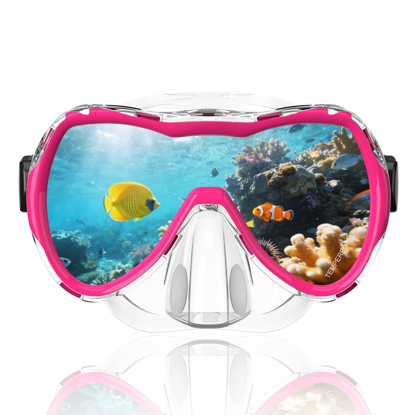 Unisex Duikmasker met Breed Gezichtsveld 7