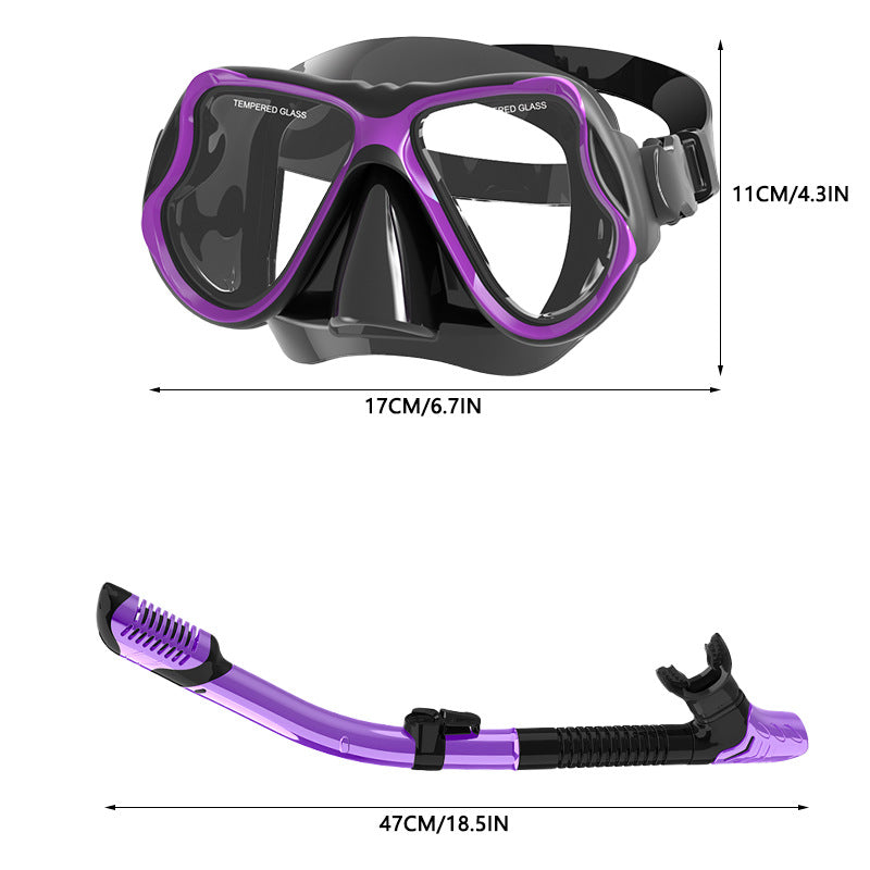Unisex Duikmasker met Zachte Rand en Anticondens Technologie 3