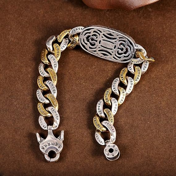 Unisex Dzi-armband met Turkoois en Mantra 7