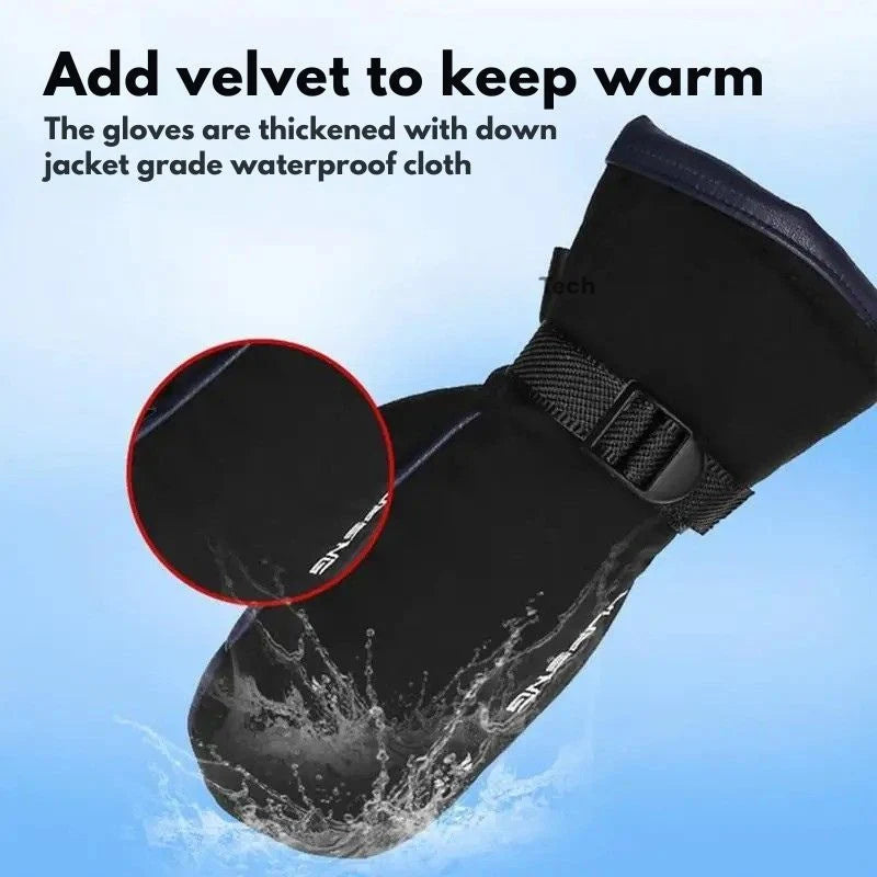 Unisex Elektrisch Verwarmde Handschoenen Waterdicht USB Oplaadbaar 3
