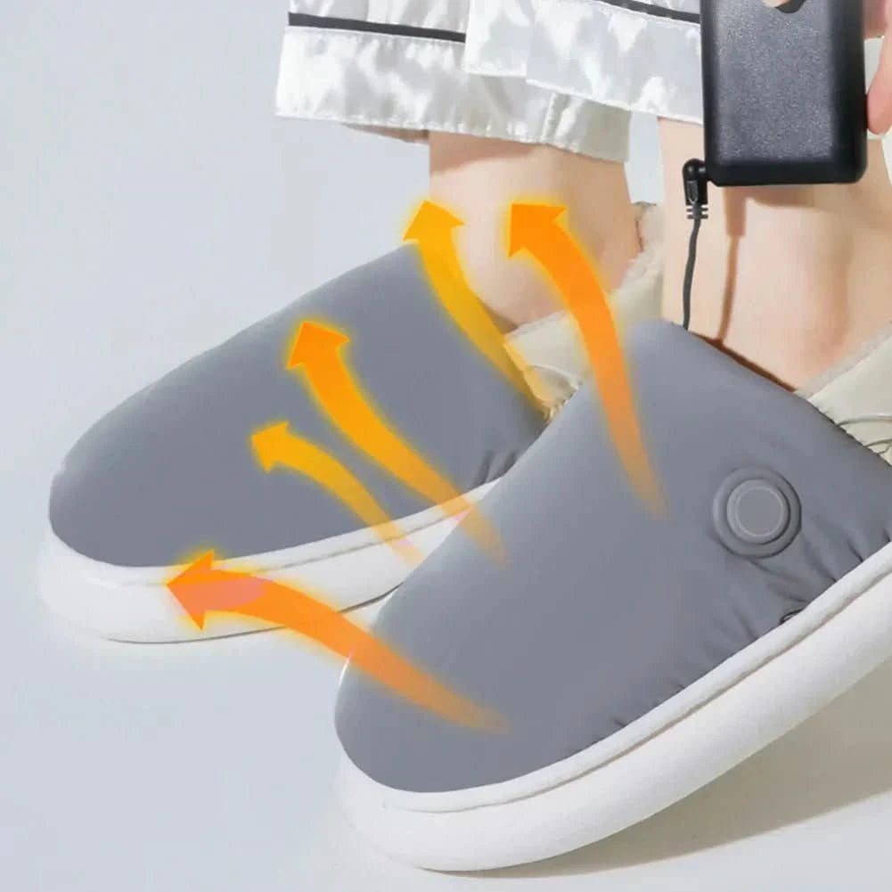 Unisex Elektrische Pantoffels Dikke Platte Binnenpantoffels 3