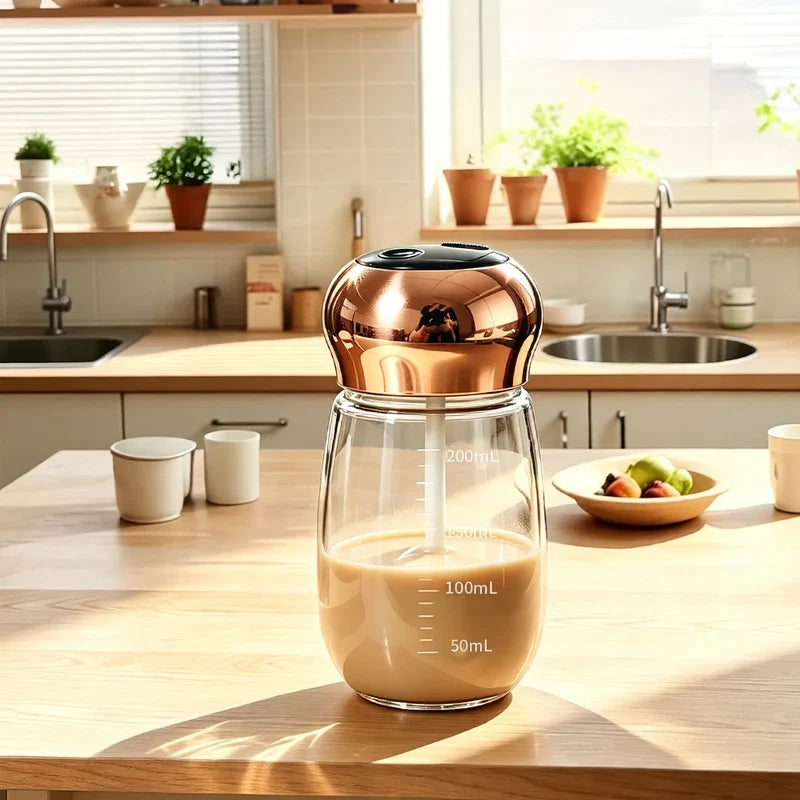 Unisex Elektrische Roermixer Compact Glas Met Temperatuurweergave 1
