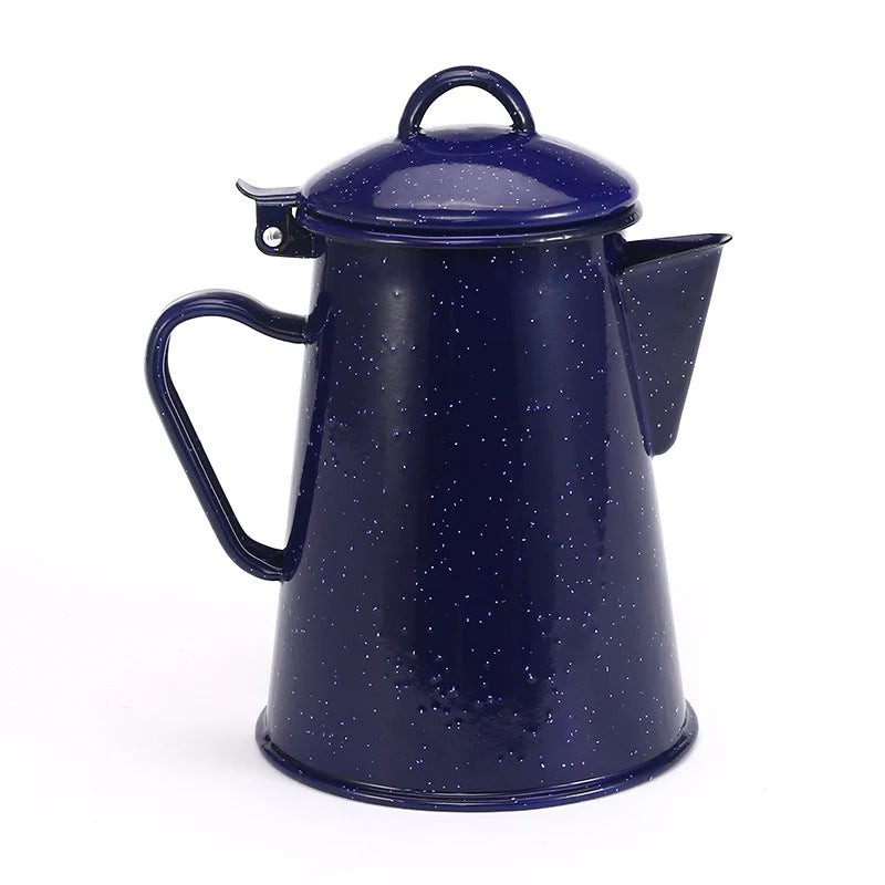 Unisex Emaille Waterkoker met Handvat Modern Design 1