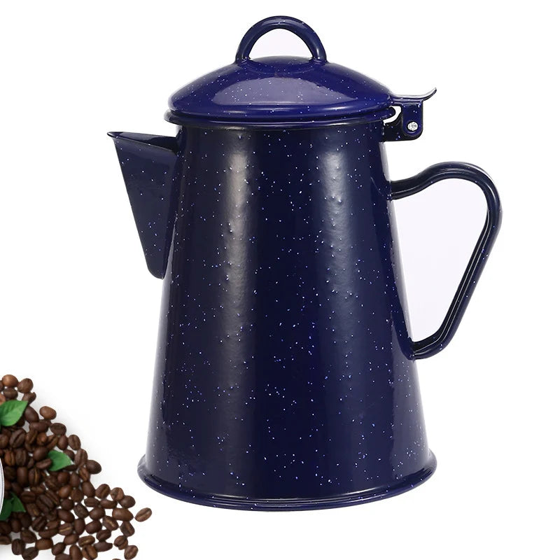 Unisex Emaille Waterkoker met Handvat Modern Design 2