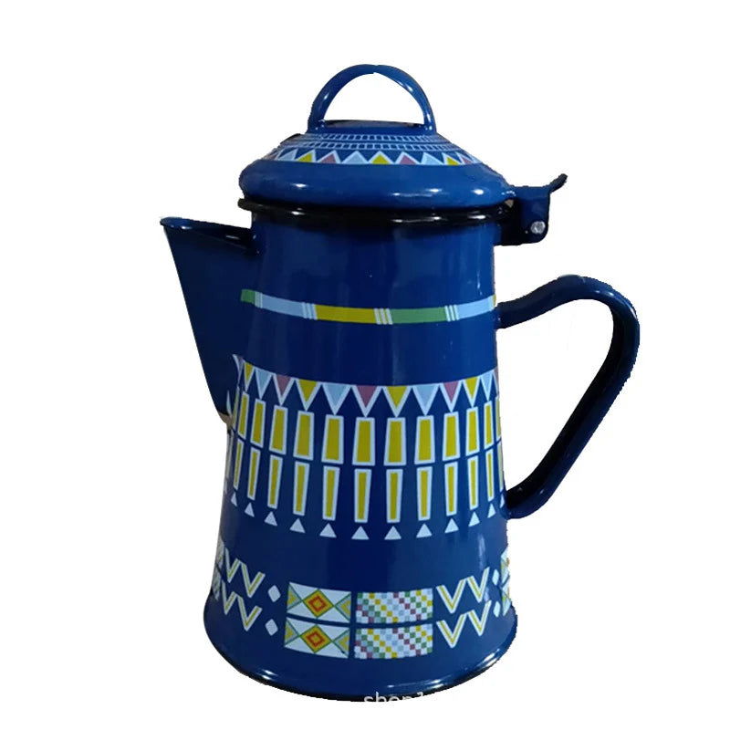 Unisex Emaille Waterkoker met Handvat Modern Design 3